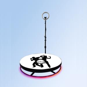 China Remote Control 360 Selfie Photo Booth LED Tube Rotating Ring Light Photo Booth factory