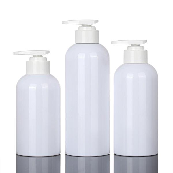 350ml Plastic Recycling Skincare Container Wholesale 500ml Unique Shape Shampoo