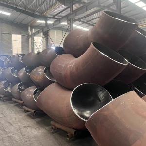 China rustproof 45 90 180 Degree Elbow A234 Carbon Steel Butt Weld Pipe Fittings factory