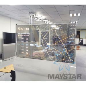 OEM / ODM Transparent OLED Display Ultra Thin Embedded Wireless Control