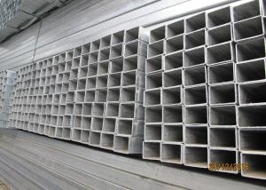 China High Strength Galvanized Steel Square Tubing , Galvanised Square Steel Posts factory