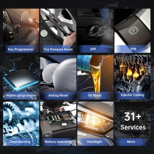 XTOOL D9 All System Diagnostic Scanner ECU Coding Active Test PMI Module