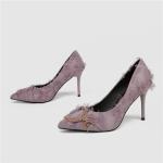 ZM029 96289-3 New Style Single Shoes Women'S Pointed Shallow Mouth Stiletto High