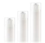 SGS Certified 50ml White Airless Lotion Bottle