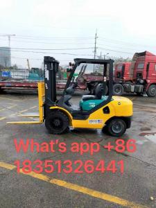 China Good Condition 3000 kg Weight Electric Forklift Komatsu 3 Ton from AC Motor Powered factory