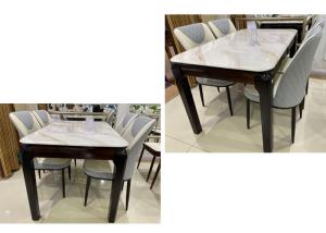 China Modern Style Stone Wood Coffee Table , Anti Aging Wooden Tea Table factory