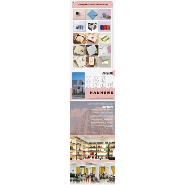 Rectangular jewellery Box Eco Friendly square paper pink drawer Jewelry Box