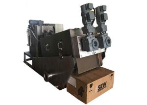 China Dairy Factory Multi Disc Screw Press Dewatering For Waste Water Treatment ISO9001 factory