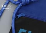 Kids Waterproof Drawstring Sports Bag Foldable Blue Reinforced Corners Durable