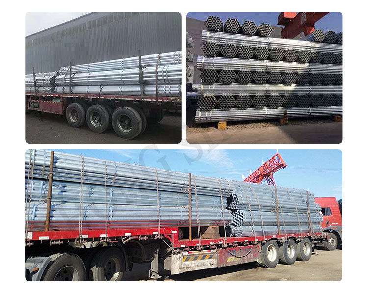 12M Length ±1% Tolerance Galvanized Welded Rectangular Steel Pipe 40x60 for Large Diameter Greenhouse Pipes