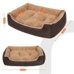 Luxury Dog Sofa Cushion Irresistible Hypoallergenic Polyester Cotton Filling