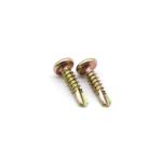 Yellow Zinc Self Tapping Screws Phillips Self Tapping Pan Head Metal Screws