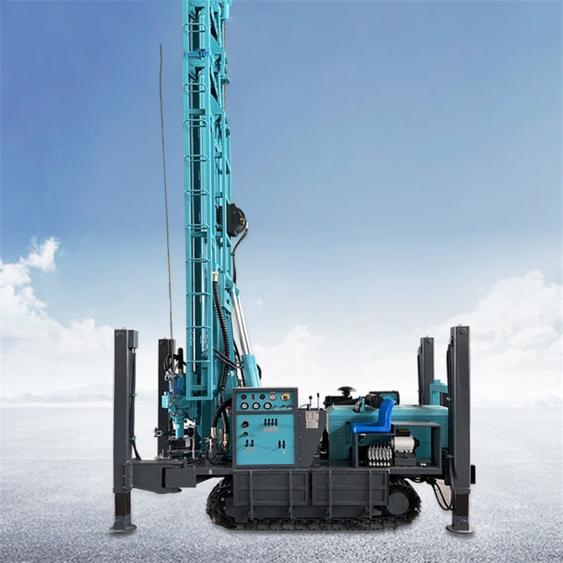 High Power Water Well Drilling Rig Fast Drilling 280 Meter 30m/Min