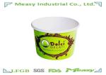 Healthy Disposable Paper Ice Cream Cups with Transparent Dome Lid