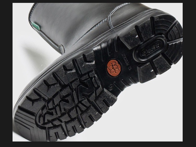 Anti-smashing Anti-stabbing Warm Black High-top Labor Protection Boots Welding Enclosed Work Shoes