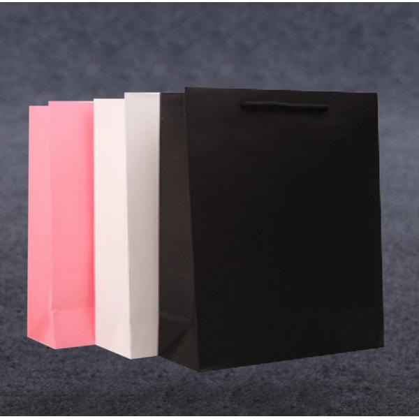 China Custom Logo Printed Brown Color Paper Reusable Coffee Gift ,Bag Cheap Shopping Bag Wholesale factory