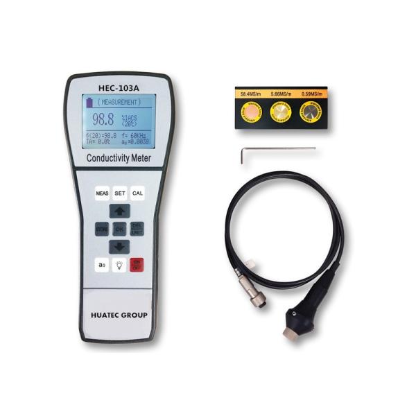 Sine Wave 60khz Non Destructive Testing Equipment Digital Conductivity Meter Hec