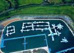 0.9mm PVC Tarpaulin Inflatable Floating Water Park Games For Hotel Pool