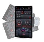 8 256GB Multimedia BT Mirror Link 2 DIN Car Radio Android12 GPS Navi Car Screen