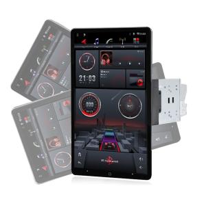 China LCD Screen 13inch Car Radio 2 Din Android 4 64G Universal 360 Rotary Multimedia Player factory