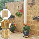 ECO Friendly Decoration Panels Privacy Carbonized Natural Reed Outdoor Garden