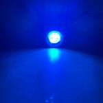 Marine 316LSS 27W Drain Plug Underwater LED Lights Blue Emitting