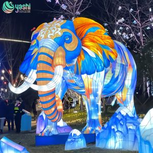 Custom LED Elephant Lanterns for Theme Parks and Events