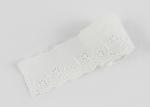 Embroidered Cotton Eyelet Lace Trim Broderie Anglaise Scallop Tape For Baby