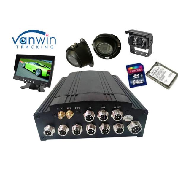 China RJ45 4G Mobile DVR Analog Cameras 4 Channel 2.5" SATA Digital Video Recorder factory