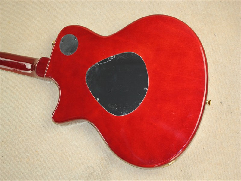 Wholsale Factory custom 21frets classic semi-hollow tobacco sunburst folk acoustic guitar with bird inlay