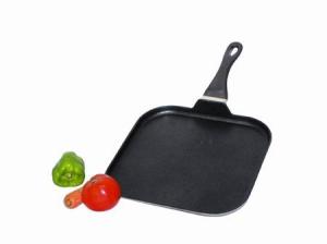 China ALUMINIUM PAINTED NON-STICK SQUARE GRILL PAN factory