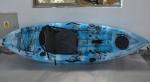 HDPE Plastic Kayak Fishing Boats , Blue Camo Fishing Canoe Kayak Easy Car Top