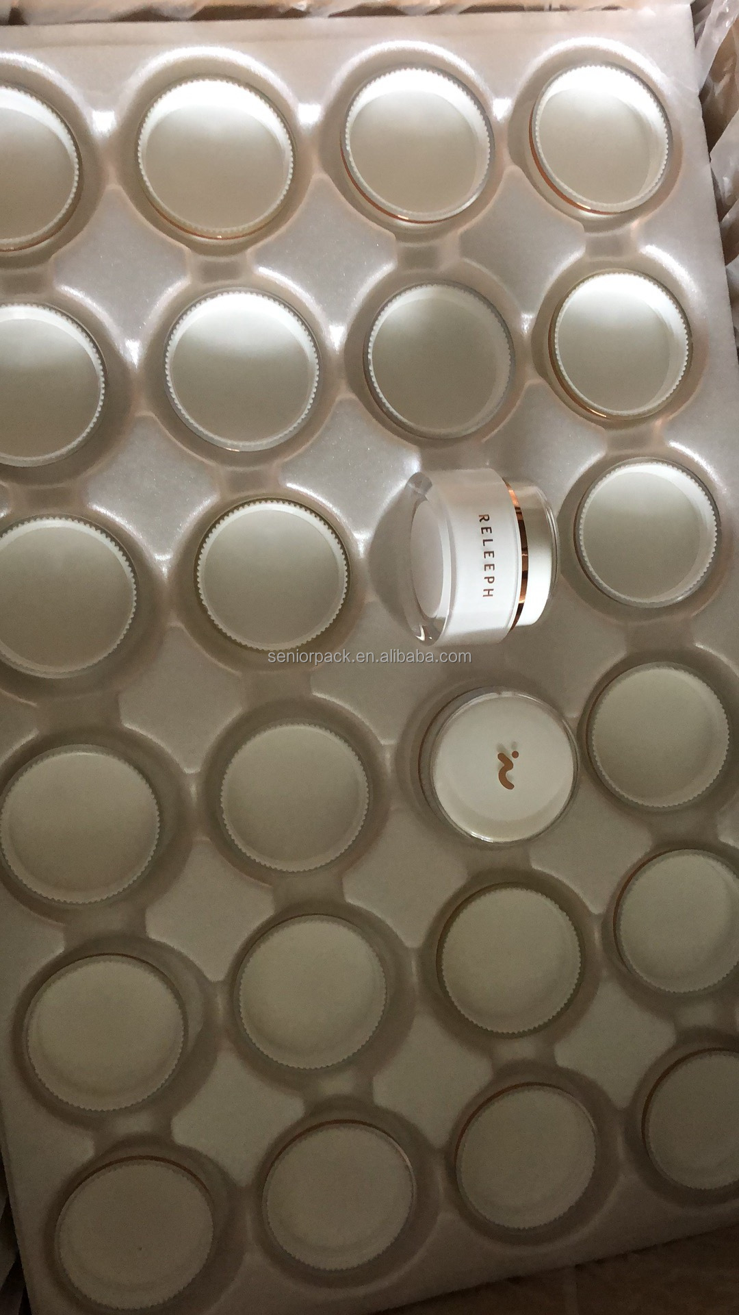 Acrylic Double Wall Nail Gel Jar for Customized Colors Makeup Plastic Cream Jar and Face Hand Hair Skin Care Body Scrub
