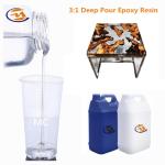 Yellow Resistance Deep Pour Crystal Clear Epoxy Resin For Casting Wood River