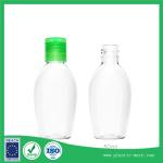 50 ml oval flip bottle hand sanitizer packing bottle pet bottles