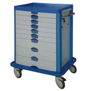 China CE / ISO Medical Trolley Cart , Equipment Function Hospital Crash Cart Instrument factory