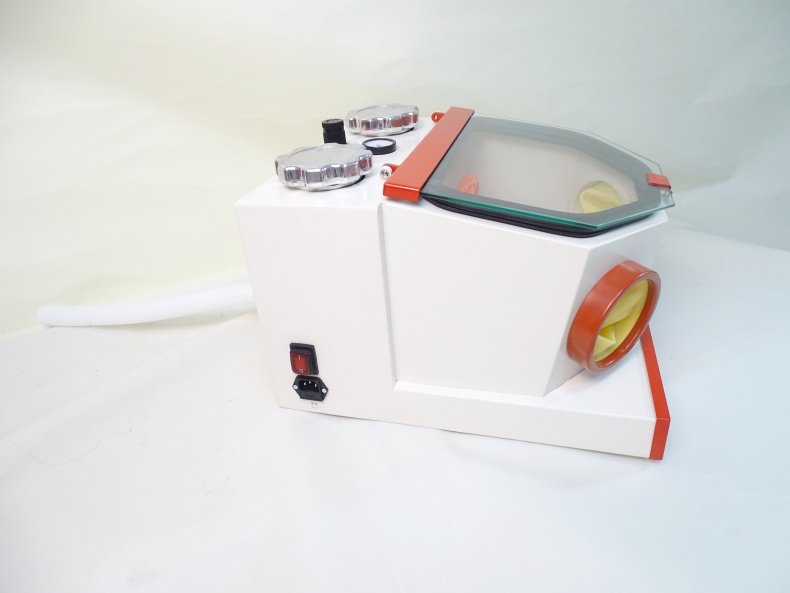 Large Window Twin Pen Dental Sandblaster With Drawer Powerful Dental Lab Equipment