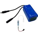 Custom Battery Pack 18650 7.4V 7000mAh Battery and LED strip controller