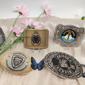 China Alloy Automatic Belt Buckle Zinc Alloy Copper Custom Logo Buckle For Ratchet factory