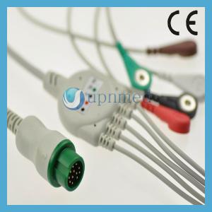 China Mindray One piece 5-lead ECG Cable with leadwires factory