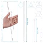 Lab Medical Science Glass Stick 12" Length Stir Rod Glass Stirring Rods Stir