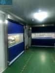 Dust Proof 1.0m/S IP55 Safety PVC Roller Shutter Doors