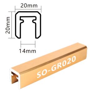 China 10-12mm Glass Aluminum Bridge Railings/Handrails for House Balustrade Fence Railing factory