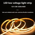 5v Long-lasting Cob Light Strip Width 3mm Lifetime 50000 Hours