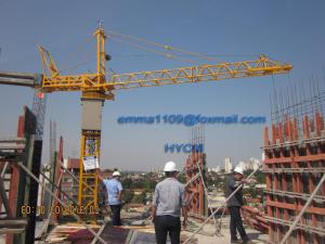 China 12M Working Jib Inner Climbing Tower Crane 0.5t Tip Load Capacity factory