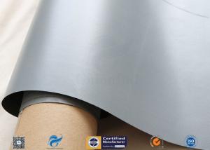 China 0.25mm Plain Waterproof PVC Coated Fiberglass Fabric For Fireproof Tents factory