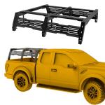 1390* 1400-1700 * 400-520 mm Silver Carbon Steel Truck Bed Rack for Adjustable