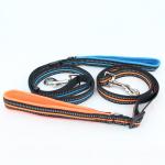Real Nylon Adjustable Dog Leash For Safety , Custom Logo Reflective Dog Leash