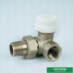 China Customized Brass Color Heavier Weight Balancing Safety Traditional Thermostatic Radiator Valve factory