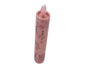 China Handcrafted Kraft Paper Tube For Lip Balm With Ribbon Lid factory